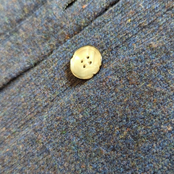 Navy wool vest - Picture 2 of 3